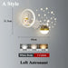 Children’s Wall Lamp – Star Astronaut Projector Light - Samanta Factory