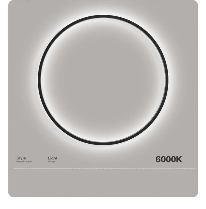 Wall Lamp – USB-Powered LED Ring Light for Modern Interiors - Samanta Factory