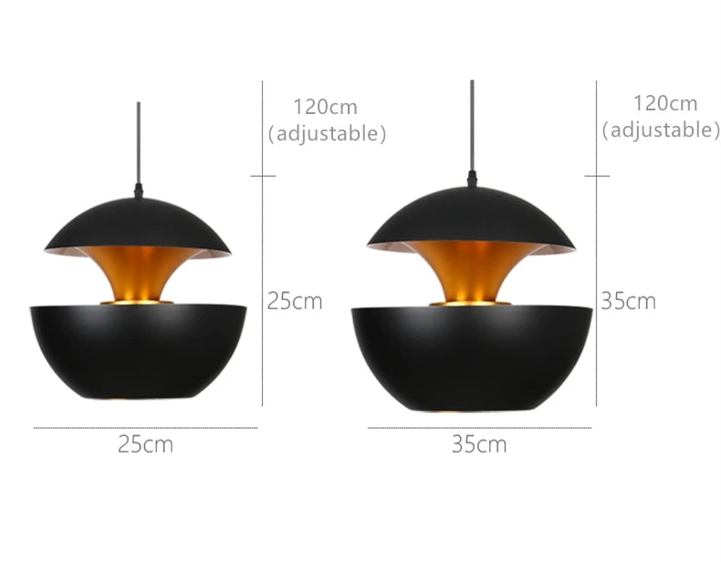 LED Chandelier – Modern Pendant Light for Dining & Kitchen - Samanta Factory