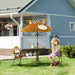 Kids Foldable Four-Piece Garden Set - Fun Monkey Design - Samanta Factory
