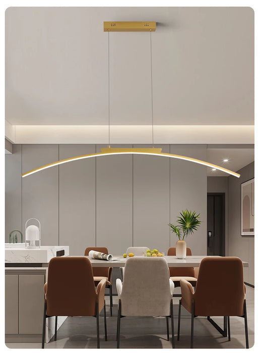 Pendant Light – Modern Arc Design for Dining & Kitchen - Samanta Factory