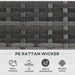 Planter Box – Rattan Design with Trellis for Vines - Samanta Factory