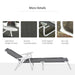 Reclining Lounge Chair – 4-Level Adjustable Backrest - Samanta Factory