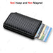 Black Fiber Wallet - Sleek Design & Anti-Theft Protection - Samanta Factory