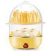 Double Layer 14 Eggs Capacity Egg Boiler Steamer Electric Egg Cooker Corn Milk Steamed Kitchen Cooking Machine