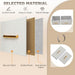 Boucle Chest of Drawers – 8 Drawer Dresser with Power Outlets - Samanta Factory