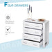 Chest of 4 Drawers – Sturdy Home Storage with Metal Handles - Samanta Factory