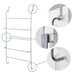 Curl Over-The-Door Towel Rack Holder Storage