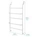 Curl Over-The-Door Towel Rack Holder Storage