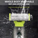 MLG Electric Shaver for Men and Women Portable Full Body Trimmer USB T Shaped Blade Razor for Beard Armpit for Washable