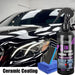 Car ceramic nano coating for hydrophobic protection, high-gloss shine, and long-lasting paint protection.