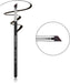 Precision angled eyeliner brush with synthetic bristles and wooden handle for gel and liquid eyeliner application

