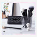 Makeup Brush Set 10Pcs Black Make up Brushes Set Professional with Natural Synthetic Hair for Foundation Blending Blush Concealer Eyeshadow Eyebrow Eyeliner, T323