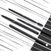 Makeup Brush Set 10Pcs Black Make up Brushes Set Professional with Natural Synthetic Hair for Foundation Blending Blush Concealer Eyeshadow Eyebrow Eyeliner, T323