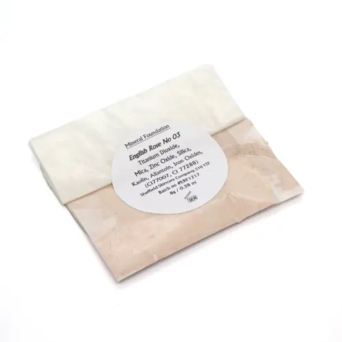 Vegan Mineral Makeup Foundation 8g - English Rose - Samanta Factory