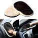 Black microfiber wool car cleaning glove for scratch-free washing