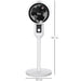 Industrial Air Circulator | 70° Oscillation + 90° Tilt | 3 Speeds & Carry Handle - Samanta Factory