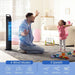 Ultra-Quiet Oscillating Tower Fan w/ Remote & Sleep Timer | 75° Wide-Angle Cooling, 9 Speeds (Home/Office) - Samanta Factory