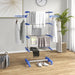 HOMCOM 4-Tier Large Clothes Airer Stainless Steel Clothes Drying Rack Blue - Samanta Factory
