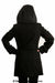 Womens Wool Feel Double Breasted Hooded Coat - Samanta Factory