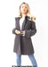 Womens Wool Feel Double Breasted Hooded Coat - Samanta Factory