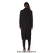 De La Creme - Womens Faux Wool Wrap Coat - Samanta Factory