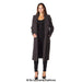 De La Creme - Womens Faux Wool Wrap Coat - Samanta Factory