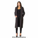 De La Creme - Womens Faux Wool Wrap Coat - Samanta Factory