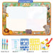 Magic Water Drawing Mat Coloring Doodle with Reusable Magic Pens Montessori Painting Board Educational Toys Kids Gift 100X80Cm
