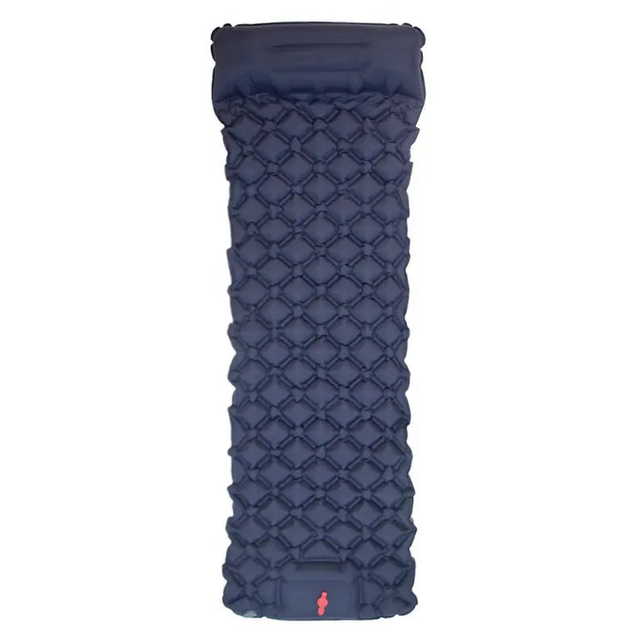 Outdoor Sleeping Pad Camping Inflatable Mattress with Pillows Travel Mat Folding Bed Ultralight Air Cushion Hiking Trekking