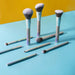 Makeup Brushes  9 Pcs AURORA Makeup Brush Set with Gift Bag Premium Gift Synthetic Kabuki Foundation Blending Face Powder Blush Concealers Eyeshadow Make up Brushes