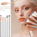Professional 18-Piece Makeup Brush Set with Premium Synthetic Brushes and PU Leather Bag