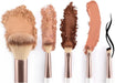  5-Piece Vegan Travel Makeup Brush Set with Stylish Storage Case