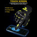 Ummer Breathable Full Finger Motorcycle Gloves Non-Slip Wear-Resistant Motocross Racing Gloves Touch Screen Moto Biker Gloves