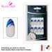 False Nails by Bling Art Glitter Blue 24 Almond Stiletto Long Fake - Samanta Factory