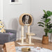 100cm Cat Tree Tower Kitten Climbing Tower W/ Scratching Post Condo  Pawhut - Samanta Factory