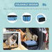 Pet Cat Dog Swimming Pool Indoor Outdoor Bathing Foldable Inflate 100cm Pawhut - Samanta Factory