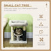 PawHut Small Cat Tree Tower with Scratching Posts, Bed, Perch, Self Groomer, Toy - Samanta Factory