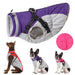 Waterproof Winter Dog Jacket with Built-in Harness for Small and Large Dogs – Fleece-Lined Pet Coat