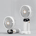 USB Rechargeable Mini Portable Handheld Electric Fan Foldable Neck Hanging Outdoor Fan Adjustable 5 Speed Powerful Air Cooler - Samanta Factory
