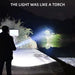 Mini Convenient High Power LED Flashlight Camping Flashlight, 3Ledand Side Lights Telescopiczoom Waterproof Light, Lampshade