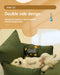 Deluxe Waterproof Pet Car Seat Bed – Travel Nest for Dogs & Cats - Samanta Factory