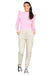 High-waist cropped cargo pants for women with utility pockets and slim fit design