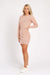 Pink Soft Touch Fluffy Lounge Set - Two Piece Loungewear Set - Samanta Factory