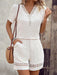 Stylish women's two-piece co-ord set with cutouts and pockets, made from breathable polyester
