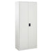 Durable 5-tier office storage cabinet with lockable doors and adjustable shelves