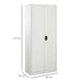 Filing Cabinet – Lockable Metal Storage with Adjustable Shelves - Samanta Factory