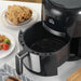 Compact digital air fryer with LED controls and 12 preset cooking functions

