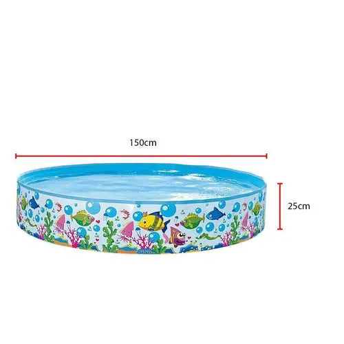 Jilong Rigid Wall Paddling Pool – Sea World Design for Kids' Outdoor Summer Fun - Samanta Factory