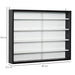 Five-Tier Wall-Mountable Glass Display Cabinet with Sliding Doors - Samanta Factory